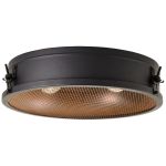 Brilliant Zois Plafondlamp Metaal Zwart | 420mm - Geschikt voor 2x E27