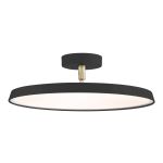 DFTP by Nordlux LED Pendelarmatuur Kaito Metaal Zwart 24W 1840lm - 830 Warm Wit | Dimbaar