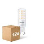 Voordeelpak 12x Philips CorePro LED Capsule G9 Mat 4W 480lm - 827 Zeer Warm Wit | Dimbaar - Vervangt 40W