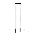 Eglo Hanglamp Trepilia Aluminium Staal Zwart 20W 2500lm - 830 Warm Wit | IP20