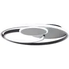 Brilliant Runda Plafondlamp Metaal Silicone Zwart 45W 5200lm - 830-865 CCT | 500mm - Afstandsbediening Dimbaar