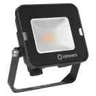 Ledvance LED Breedstraler Compact Zwart 10W 1000lm 100D - 840 Koel Wit | IP65 - Symmetrisch 