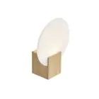 Nordlux Hester Wandlamp Glas Hout - 9.5W 900lm - 930 Warm Wit | IP44 - Beste Kleurweergave - 3-Staps Dimbaar