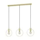 Eglo Hanglamp Manizales Staal Goud | IP20 - Geschikt voor 3x E27 